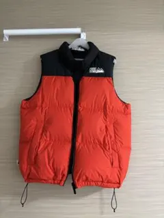 FIRST DOWN ダウンベスト Mサイズ オレンジ・黒