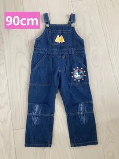 ディズニー　オーバーオール　ボトム　デニム