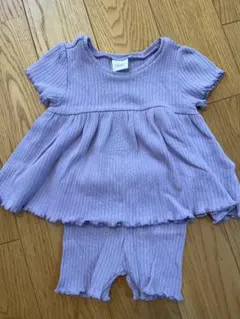 NEXT ラベンダー色 トップスとショートパンツセット 6-9ヶ月