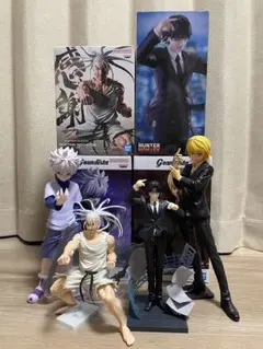 【開封展示品】HUNTER×HUNTER フィギュア 4点セット 箱付き