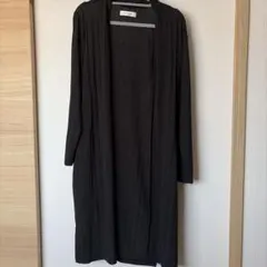 CECIL McBEE ロングカーディガン ブラック