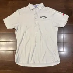 Callaway ホワイト ポロシャツ