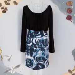 〔 dazzy 〕シンプルワンピース M