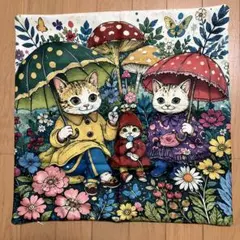 新品 YO-CO ねえねえねえ メガネふき 猫 ねこ ネコ きのこ キノコ
