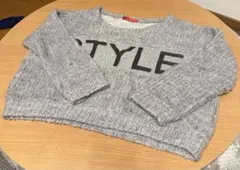 クロップド丈 ニット