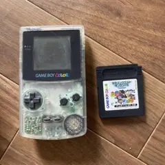 ゲームボーイカラー CGB-001 クリア ゲームソフト付き