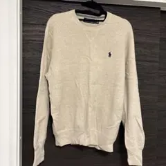 Polo Ralph Lauren ベージュ Vネック セーター M