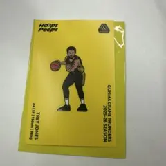 群馬クレインサンダーズ　HoopsPeepsステッカー　トレイ・ジョーンズ