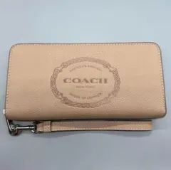 コーチ CN353 長財布 ベージュ レザーのサムネイル