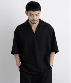 ポリエステルブッチャースキッパーシャツ　Lのサムネイル