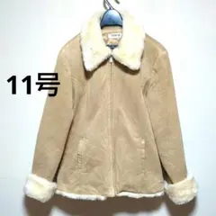 ボアジャンパー　ムートン風ジャケット　ショートコート　ファーブルゾン　ゆったり