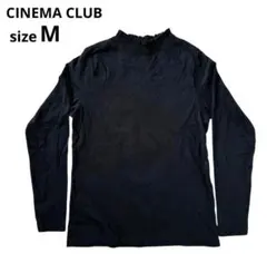 シネマクラブ CINEMA CLUB ハイネック トップス 黒 M 長袖