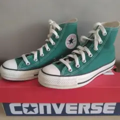 美品　CONVERSE　 ALL STAR ハイカット　グリーン