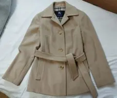 バーバリー　ジャケット　ベージュ　アンゴラ