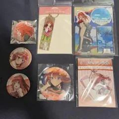 五等分の花嫁 五月 缶バッジ キーホルダー アクリルスタンド セット