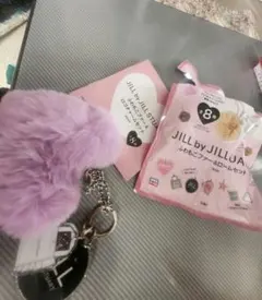 JILL by JILL STUART ふわもこファー&ロゴチャームセット
