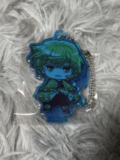 鬼滅の刃　ここみえアクリルストラップ　我妻善逸　カプセルトイ