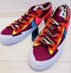 KAWS × sacai × Nike Blazer Low Team Red