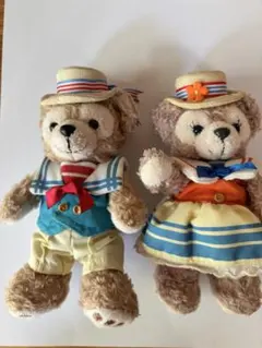 ダッフィー シェリーメイ ぬいぐるみバッジ