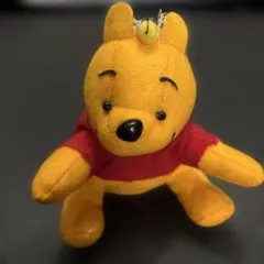 未使用】くまのプーさん 天使 ぬいぐるみ キーホルダー エンジェル