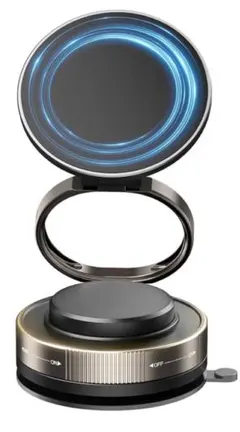 スマホホルダー 車 マグネット 360°調整可 スマホスタンド　真空吸盤　強磁力