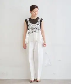 早い者勝ち❗️リバーレースキャミワンピース SLOBE IENA FREE - メルカリ