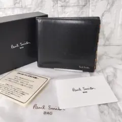 【美品✨️】Paul Smith ブラック 二つ折り財布