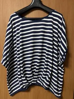 アズノウアズオオラカのストライプ 半袖 Tシャツ ルーズフィットのサムネイル