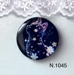 夜空とにゃんこのヘアゴム ハンドメイド レジン 猫 星 ネックレス ブローチ 丸 夜空の星のねこさん ②レジンヘアゴム - メルカリ