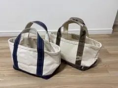 L.L.Bean トートバッグ 2個セット ネイビー カモフラージュ