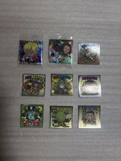 ワンピースシールなど9枚‼️