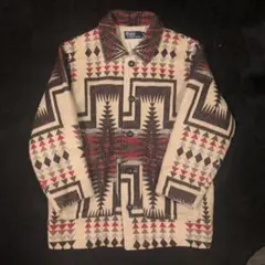 【vintage】ラルフローレン ネイティブ柄 キルティング アウター