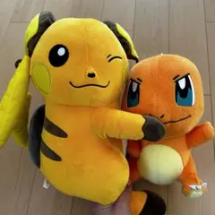 ポケモン　ぬいぐるみ　ヒトカゲ　ライチュウ　まとめ売り　お人形