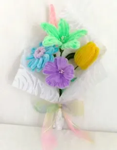 モールフラワー枯れない花　ブーケ　プチギフト　パステルカラーのサムネイル