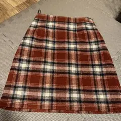 anysis コンパクトチェックスカート M