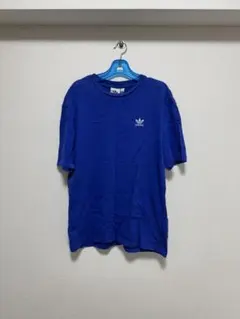 addidas オリジナルスTシャツ Lサイズ 青 ブルー 半袖