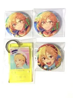 あんスタ 仁兎なずな 缶バッジ アクリルキーホルダー 4点セット