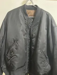 niko and ... ニコアンド リバーシブル MA-1ジャケット 黒/茶