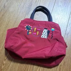 美品　Atsuko Matano 赤いトートバッグ