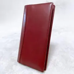KNOX System Planner, Pierce Series, Narrow Size, Wine Red Leather, Cowhide, 6-ring binder