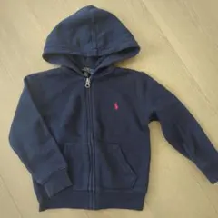 Polo Ralph Lauren フード付きパーカー ネイビー　4T