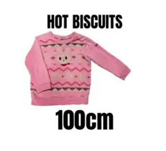 【ホットビスケッツ　ミキハウス】長袖トレーナー　キャビット　キッズ　100