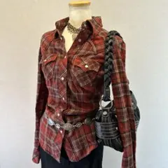 TRUE RELIGION archive checkshirt グランジY2K
