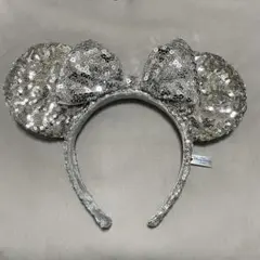 スパンコール ミッキー耳カチューシャ　ディズニー