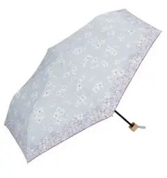 【新品】Wpc. T/Cフラワープリントスカラップ ミニ 折り畳み傘 晴雨兼用