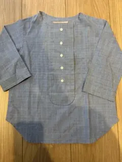 Je suis en CP! 長袖シャツ 4Y 青系チェック