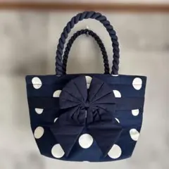 NaRaYa 水玉模様トートバッグ