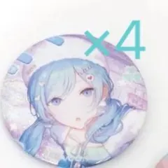 プロセカ 日野森雫 グリ缶 グリッター缶バッジ 46B