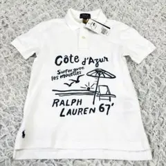 【未使用品】ポロラルフローレン 半袖　ポロシャツ　刺繍　120