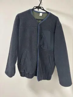 新品 DESCENTE ボアフリースジャケット DHMUJC33 ネイビー